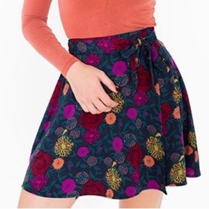 American apparel wrap mini skirt